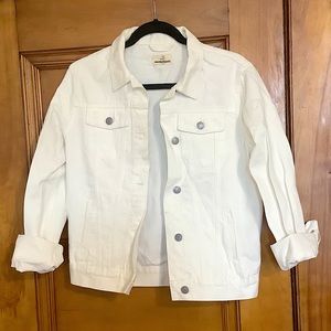 Marine Layer White jean jacket 🌸 SHIPS FREE